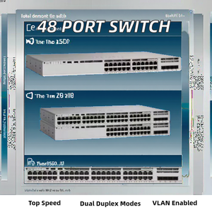 CE6865E-48S8CQ doanh nghiệp chuyển đổi 48 cổng truy cập trung tâm dữ liệu với chức năng SNMP & <span class=keywords><strong>QoS</strong></span> để truy cập các thiết bị chuyển mạch doanh nghiệp - Product Image 3