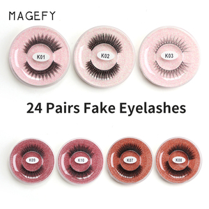 <span class=keywords><strong>Magefy</strong></span> OEM 12 Paires Main 3D Faux vison cils - Product Image 3