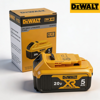 Kit d'outils électriques DeW 20V pour travaux en extérieur, 2 batteries 5Ah et 1 chargeur, outils multifonctions, moteur sans balais, outils puissants