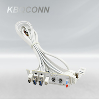 Venta directa de fábrica PC Computadora Caja Panel frontal Cable USB 3,0 Panel frontal Tipo Cfm Interruptor de alimentación y salida de entrada de micrófono de audio