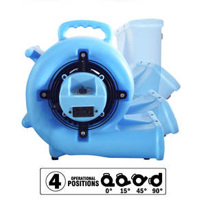 OneDry 1/2HP CE SAA ETL Souffleur d'air, sécheuse de meubles et de tapis, 1100CFM, machine centrifugeuse de sol, poignée et roues arrière - Product Image 4