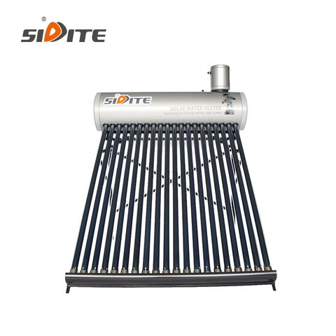 INMETRO Certified Evacuated Tube Freestanding Outdoor Hotel Household Use Low Pressure Energy Saving Class Energy Efficiency