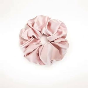 Élastiques à cheveux en soie 100% pure mûrier avec logo personnalisé, attaches pour queue de cheval pour filles, haute élasticité, 16, 19, 22 mm - Product Image 2