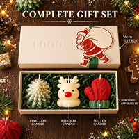 Collection de boîtes cadeaux de Noël personnalisées avec décorations tricotées et accessoires saisonniers pour cadeaux d'entreprise en gros