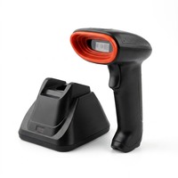 Escáner Inalámbrico A15 de Códigos de Barras 2D, Lector de Códigos QR 1D y 2D, USB 2.4G, Bluetooth, Resistente, para Almacén, Punto de Venta, Logística, Inventario