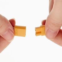 Conector XT30 a prueba de agua de fábrica, macho y hembra, XT30-F, enchufe eléctrico chapado en oro XT30-M para paquetes de baterías