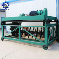 Machine à retourner le compost organique à résidus de sucre, type à rainures simples