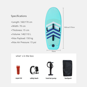 Modern Design Premium Inflatable Surfboard Carbon Fiber PVC Bodyboard With Bag for <b>Surfing</b> PB 009 High Quality Bodyboard Perform - Product Image 6