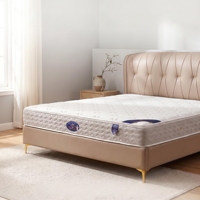 Colchón de Espuma Viscoelástica con Gel Refrigerante y Resortes Ensacados, Enrollable al Vacío, de 30 cm (12 Pulgadas), en Caja, Popular de Fábrica OEM/ODM