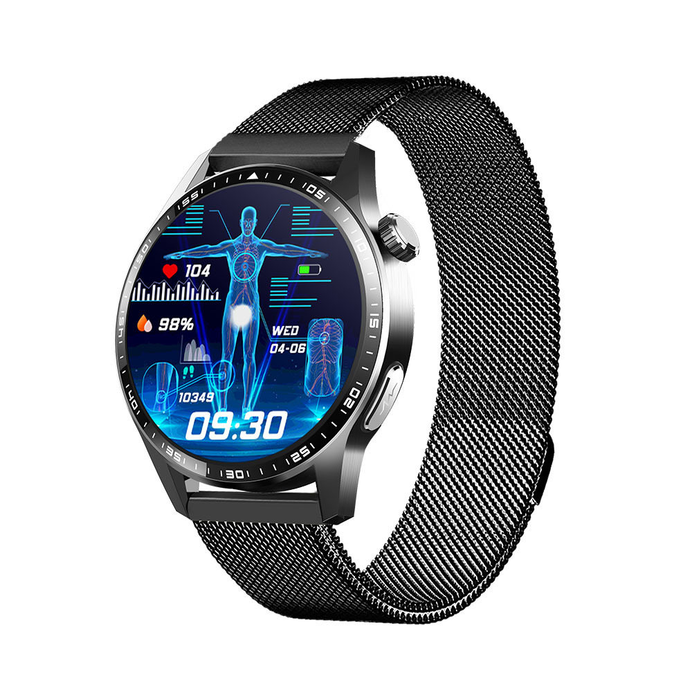 Cinturino in acciaio milanese nero