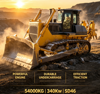 Bulldozer de Alta Potencia SD46 de 54000 KG, Durable y Grande, Apto para Construcción en Canteras, Presas y Carreteras