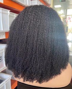 Peluca de Cabello Humano Remy Brasileño 100% en Oferta, Alta Densidad 250%, Rizado Jerry Afro, Pedido Mínimo 1 Pieza - Product Image 6