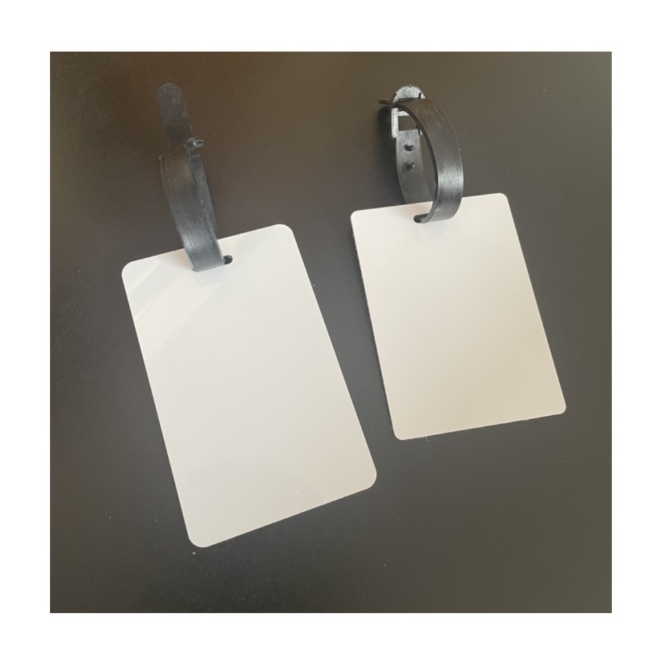 Etichette per bagagli a doppio lato-2-Rettangolo-4"X2,5"