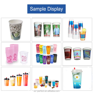 Tự động sáu màu khô bù đắp Pet PP nhựa Cốc dùng một lần in logo máy - Product Image 2