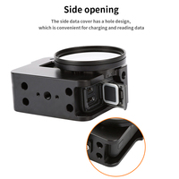 HONGDAK boîtier en alliage d'aluminium cadre étui de protection pour GoPros 5 6 7 avec couvercle de lentille UV accessoire de caméra d'action