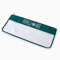 Sac à main Mahjong de luxe brodé transfrontalier, moderne et classique, en PU imperméable, transparent, grande capacité, sac de rangement Zuju