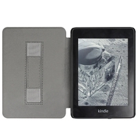 Casing Kulit dengan Tali Pegangan untuk Kindle Paperwhite Generasi ke-11 dan ke-10 6.8 Inci M2L3EK Funda Capa E-reader Ebook Auto Wake Sleep