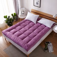 Benutzer definierte King/Queen/Full Size Dicke Matratze Pad Mikro faser Polyester Fill Pillow Top Bett Matratze Topper für Hotel und Zuhause