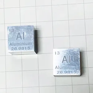 Sale 99.99% Aluminum Metal Cube For Element Collection