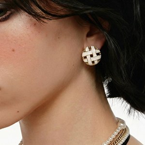 Orecchini a Cerchio Piccoli in Smalto Personalizzati, Colorati e alla Moda, <span class=keywords><strong>Stile</strong></span> Minimalista per Uso Quotidiano Femminile - Product Image 4