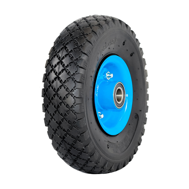 10 Inch Wheelbarrow Tire, 3.00-4" Pneumatic Tires and Wheels with Center Hub for Wheelbarrow Lawn Mover
