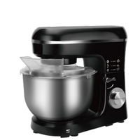 Mélangeur à pâte de table électrique multifonction 1100W avec moteur en cuivre, 6 vitesses, design à tête inclinable, bol mélangeur en acier inoxydable, crochet pétrisseur