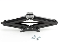 7500 lb Heavy Duty 24 "RV Stabilisateur de remorque Nivellement Ciseaux Crics avec poignée et double douilles de perceuse électrique