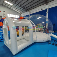 Tente gonflable à bulles transparente igloo dôme tente pvc globe clair gonflable maison à bulles pour camping en plein air fête de mariage