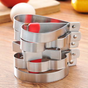 Molde para huevos de acero inoxidable 304, herramienta para huevos escalfados en forma de corazón para caja Bento, cocina - Product Image 2