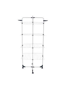Estante de Lavandería Metálico Plegable y Ajustable de 4 Niveles y 40 Metros, para Baño y Exteriores, Secador de Ropa Vertical, Precio Bajo - Product Image 6