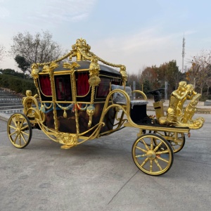 Carruaje de Caballos Eléctrico de Alta Calidad, Carruajes de Caballos para Bodas, Fabricante de Carruajes Decorativos en Venta - Product Image 2