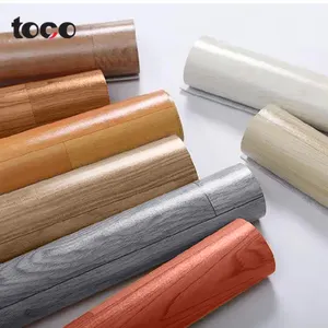 TOCO窗帘管包裹Pvc装饰膜铝箔门大理石胶膜家具盖