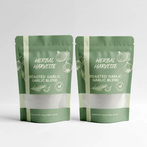 Sachet Doypack en plastique et aluminium à fermeture zip, personnalisable, faible MOQ, <span class=keywords><strong>pour</strong></span> emballage alimentaire, biscuits, <span class=keywords><strong>épice</strong></span>s et assaisonnements - Product Image 1