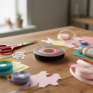 Nastro Grosgrain Ilan 2.0cm 15Y Nero per Artigianato - Product Image 2