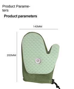 Köpek banyo kedi penye malzemeleri için tarak şamandıra saç kaşıntı masajı ile çevre dostu plastik Pet temizlik eldiveni - Product Image 6