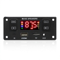 Placa Decodificadora Amplificadora de 12V Y07 con Salida de 2x30W, Pantalla a Color, Funciones de Grabación y Llamadas, Audio sin Pérdidas