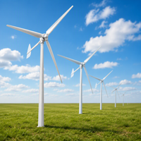Générateur éolien horizontal à faible régime 200 kW à aimant permanent à entraînement direct, diamètre de rotor 22 m, 220 V