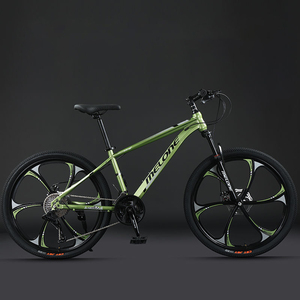 New Design 26'' Aluminum Handlebar System Carbon Steel <b>Frame</b> Full Suspension Disc 27-speed Downhill Mountain Ns-zl108 New - Product Image 3