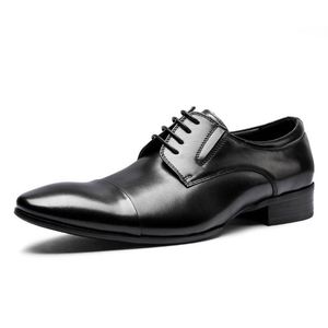 Customized <b>Men</b> Square Toe Handmade Height Increasing Wedding Party Shoe Casual <b>Dress</b> Oxford Office Shoes Anti-Slip Light Weight - Product Image 4