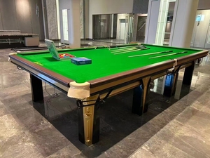 Mesa de Billar de Madera Maciza de Lujo con Piedra Azul, Mesa de Snooker China - Exclusiva Mesa de Billar Heyball de Madera Maciza, Mesa de Billar de Madera Maciza S - Product Image 3
