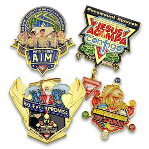 Özel kendi yüksek kalite Metal emaye pathfinder yaka Pin söz pimleri Pathfinder pin inanıyorum - Product Image 1