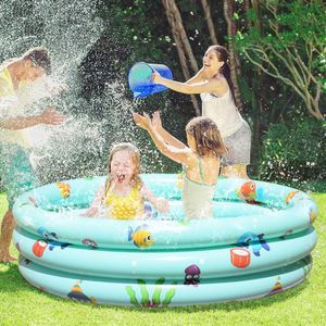 Piscina de Pelotas Redonda Inflable de PVC Ecológica para Niños, Bebés y Recién Nacidos, Juguete Acuático para Jugar en Casa o al Aire Libre - Product Image 1