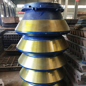 Piezas de repuesto para trituradora de cono de acero con alto contenido de manganeso serie GP: Manto y revestimiento de tazón de fundición procesados - Product Image 2