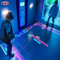 Système de jeu interactif portable pour sol avec écran tactile intégré, projecteur interactif tout-en-un pour centre de jeux souples