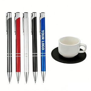 Custom Wholesale Promotional Logo <b>Pen</b> for Business Event <b>Gift</b> Metal Ballpoint <b>Pens</b> Personalized Printing Corporate Use - Product Image 1