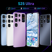 Ponsel Baru S25+ ULTRA Android 5G Ponsel Pintar Merek Ponsel Jepang Handphone Harga Terjangkau