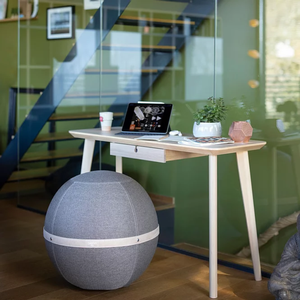 Sử dụng nhà chống nổ ổn định bóng ghế văn phòng với dây đeo gia cố chỉnh tư thế tập thể dục tính năng cho tập thể dục Yoga - Product Image 4