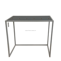 Présentoir de base fixe de robinet sur mesure, présentoir d'équipement de quincaillerie de salle de bain, étagère de douche de drain de sol