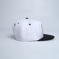 Grosir Oem Odm topi bisbol olahraga pinggiran datar Logo bordir 3D tidak terstruktur polos 5 Panel kustom topi Snapback untuk dewasa