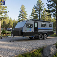 CAMPTRL Caravane de voyage portable et légère, style moderne, économique, pour le camping familial et professionnel en extérieur